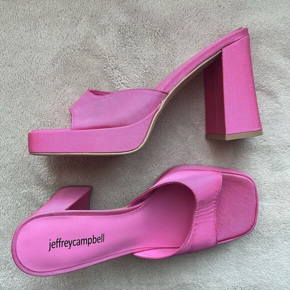Jeffrey Campbell Pink Platform Sandals - Picture 16 of 16